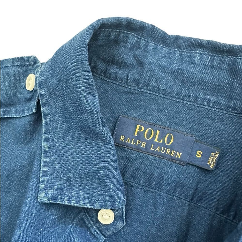 Polo Ralph Lauren Havana Style Shirt Blue Size Small